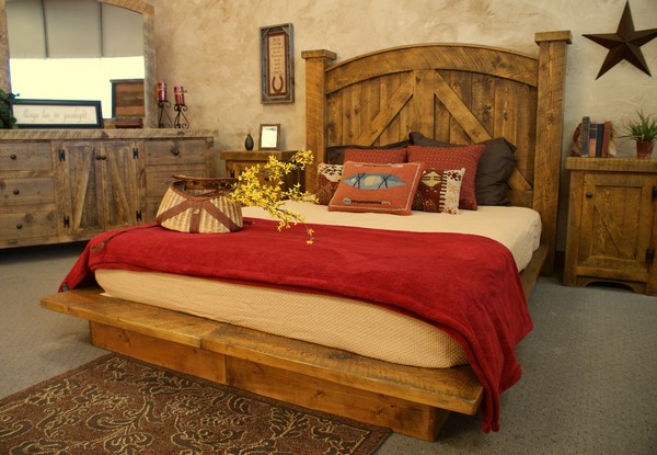 Creating a Cozy and Inviting Bedroom with Solid Wood Rustic Bedroom Furniture 2