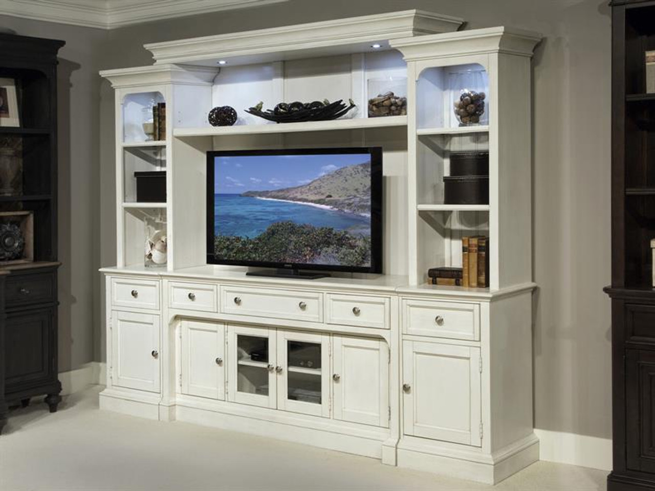 Maximizing the Space in Your Living Room with a Rustic Solid Wood TV Stand 2