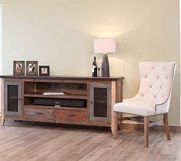 Maximizing the Space in Your Living Room with a Rustic Solid Wood TV Stand 3